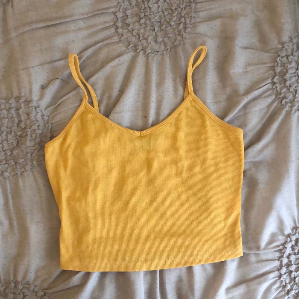 Yellow Crop Top
